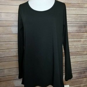 Lularoe Medium Noir Lynnae, Solid Black
